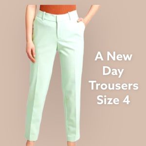 A New Day Mint Green Trousers Size 4
